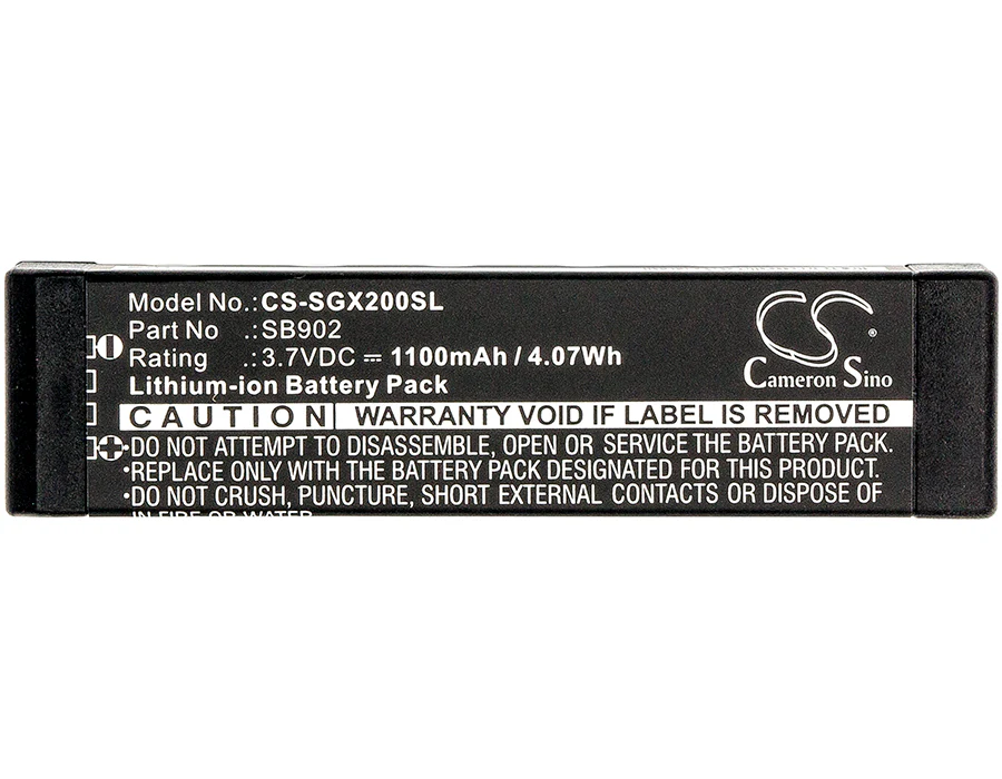 CS-SGX200SL : Battery for SHURE GLXD1, GLXD2, GLX-D Digital Wireless Systems and others - Replaces SHURE SB902, SB902A - Image 5