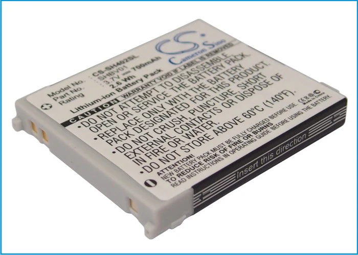 CS-SH402SL : Battery for SoftBank V402SH - Replaces SoftBank SHBV01 - Image 2