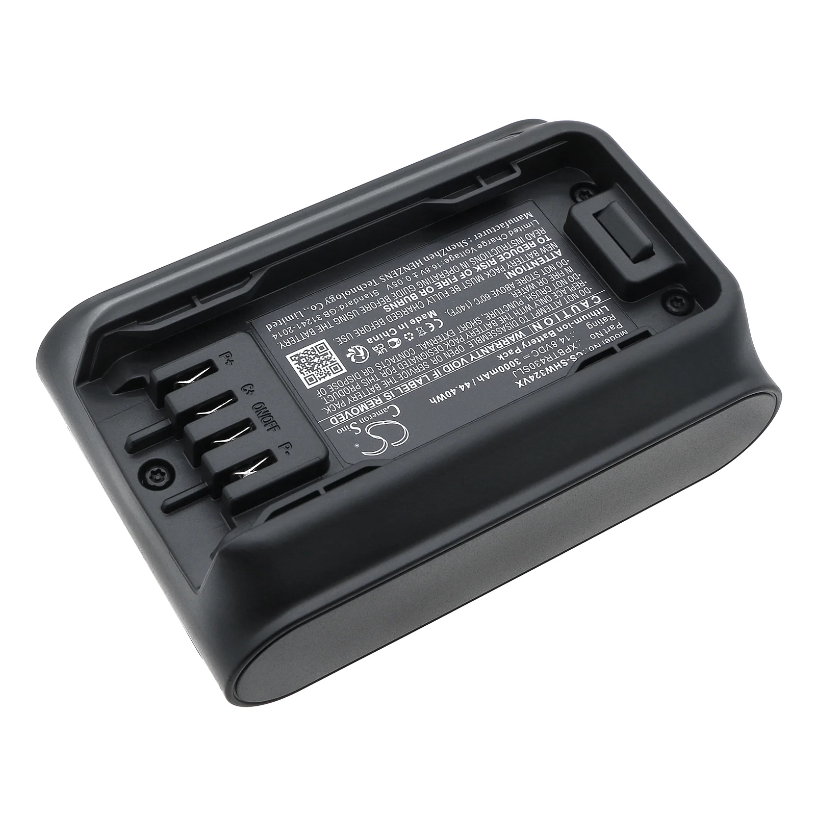 CS-SHW324VX : Battery for Shark CleanSense iQ+, IW3241JSL - Replaces Shark XPBTR430SLJ - Image 2