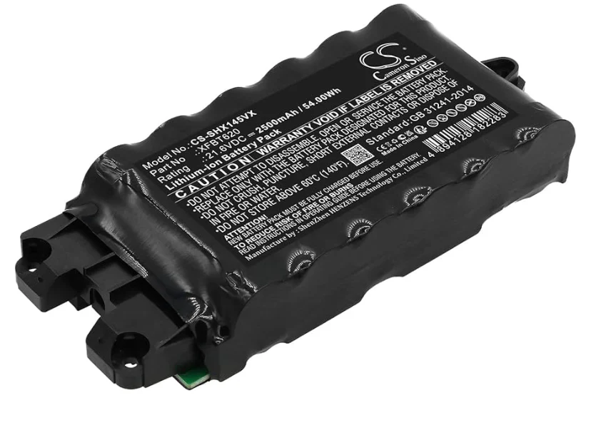 CS-SHX145VX : Battery for Shark IX140, IX141, IZ141 and others - Replaces Shark XFBT620