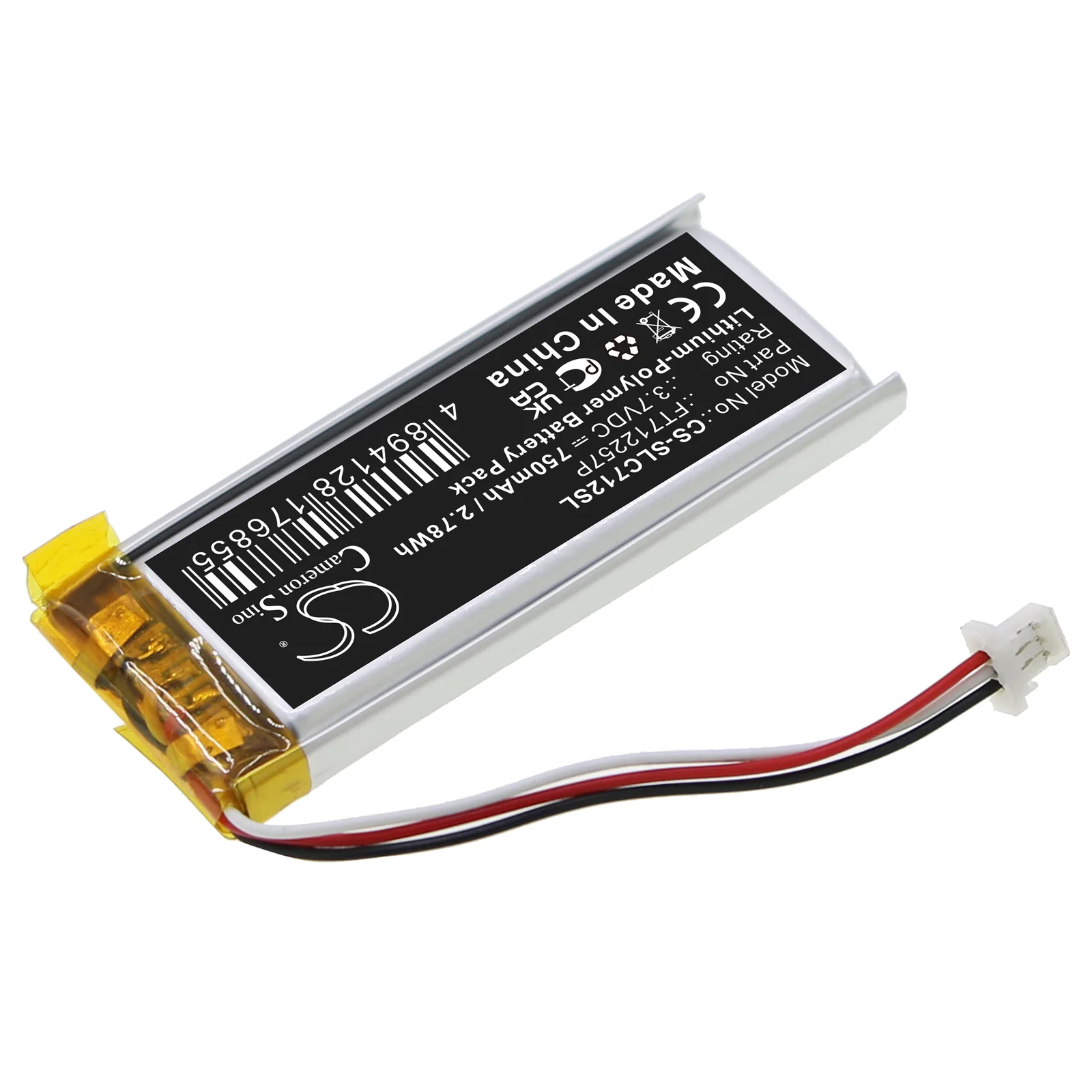 CS-SLC712SL : Battery for SteelSeries Nimbus Controller, Stratus Duo, Nimbus+ - Replaces SteelSeries FT712257P - Image 2