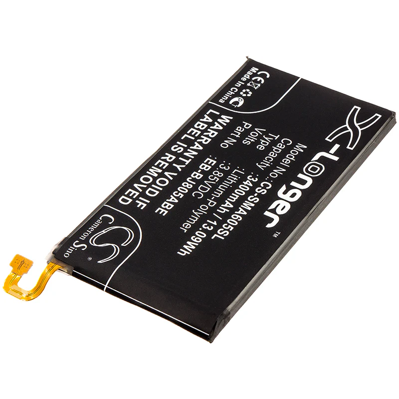 CS-SMA605SL : Battery for Samsung Galaxy Jean, Galaxy A6+ 2018 Duos, Galaxy A6 Plus 2018 Duos and others - Replaces Samsung EB-BJ805ABE, GH82-16480A - Image 2