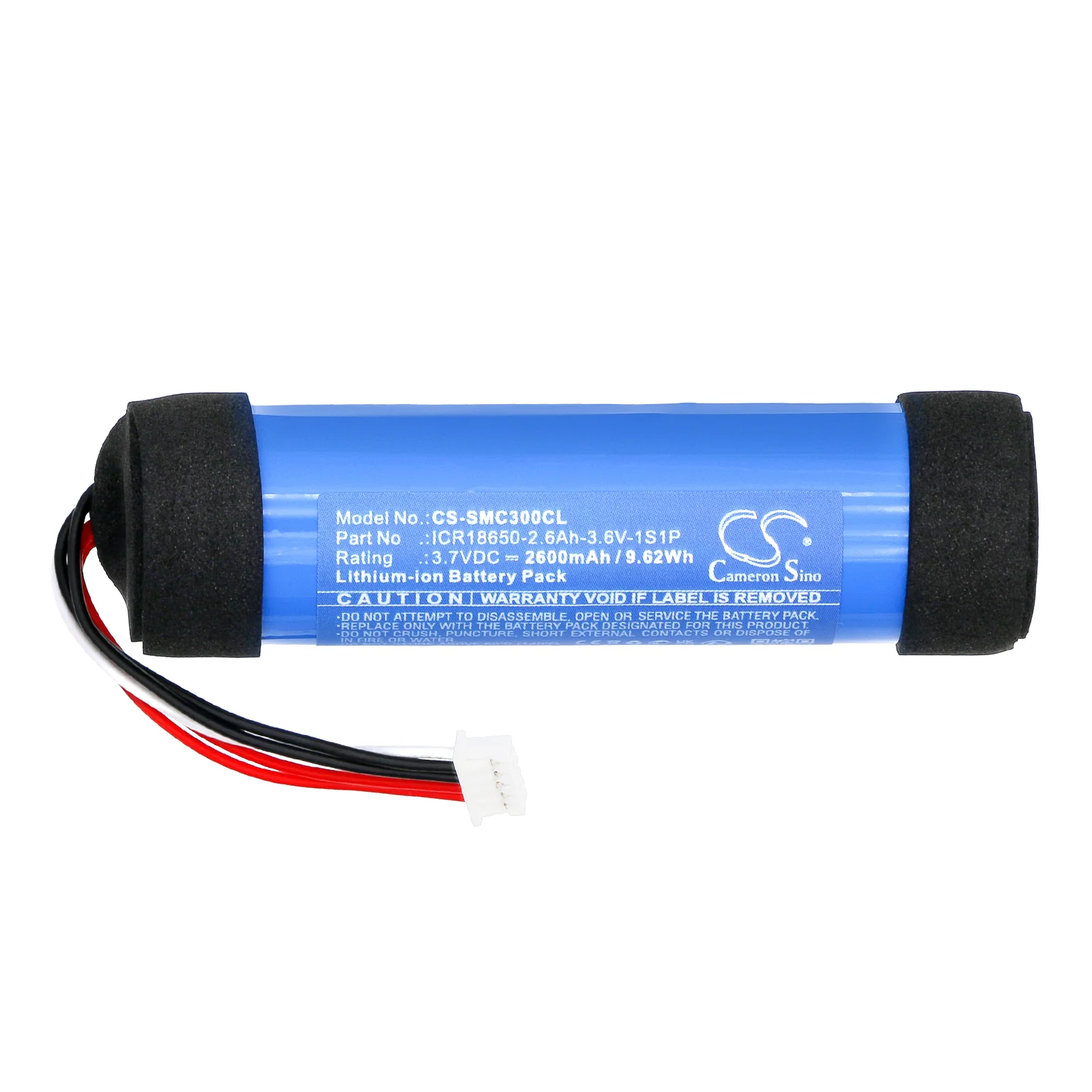 CS-SMC300CL : Battery for Snom C300 Bluetooth 5.0 Conference Speakerphone - Replaces Snom ICR18650-2.6Ah-3.6V-1S1P - Image 2