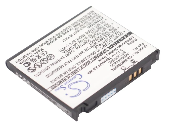 CS-SMD900SL : Battery for Samsung SGH-D908, SGH-D900, SGH-D900i and others - Replaces Samsung AB503442CE, AB503442CC, AB503442CEC/ STD and others - Image 4