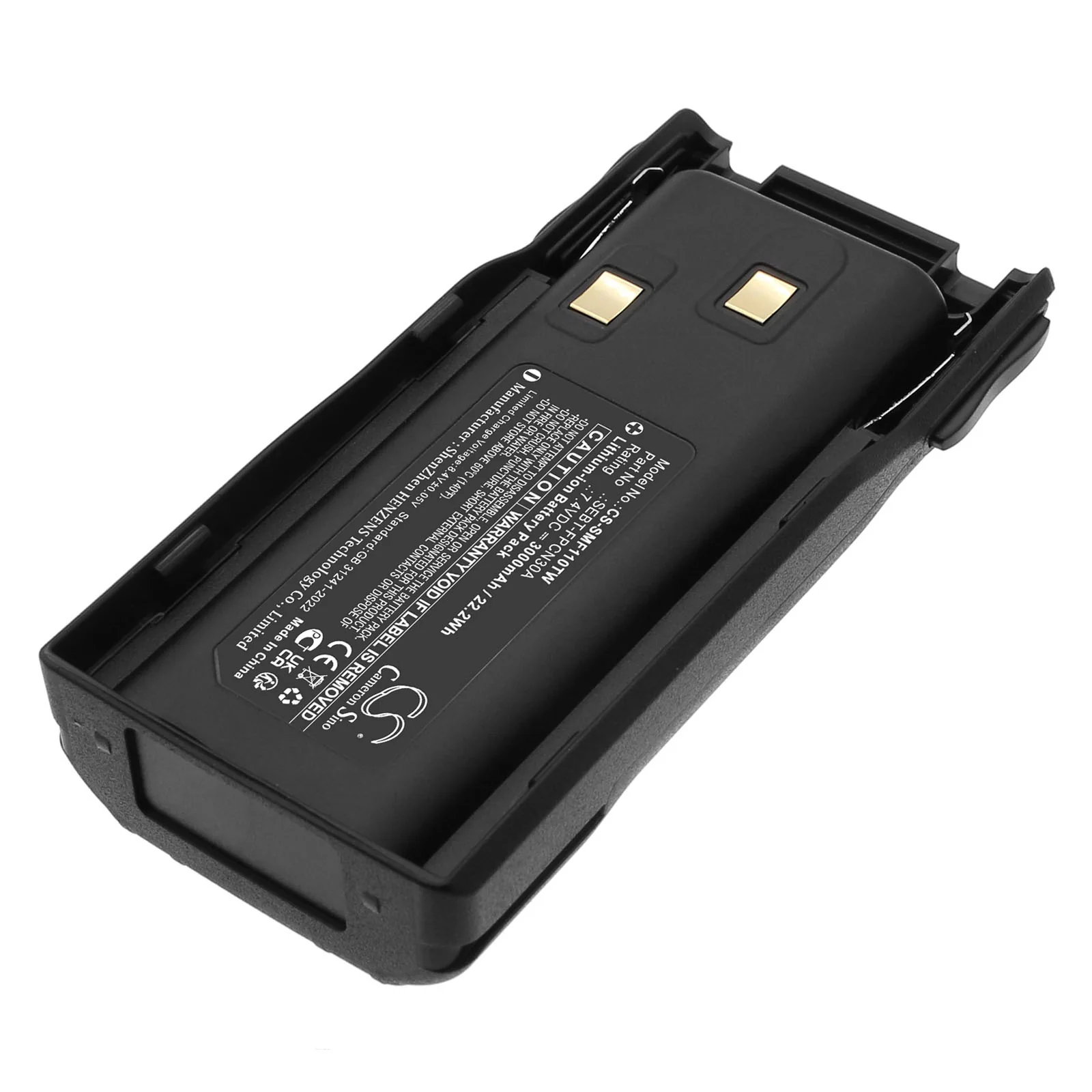 CS-SMF110TW : Battery for SAMCOM FPCN10A - Replaces SAMCOM SEBT-FPCN30A - Image 4