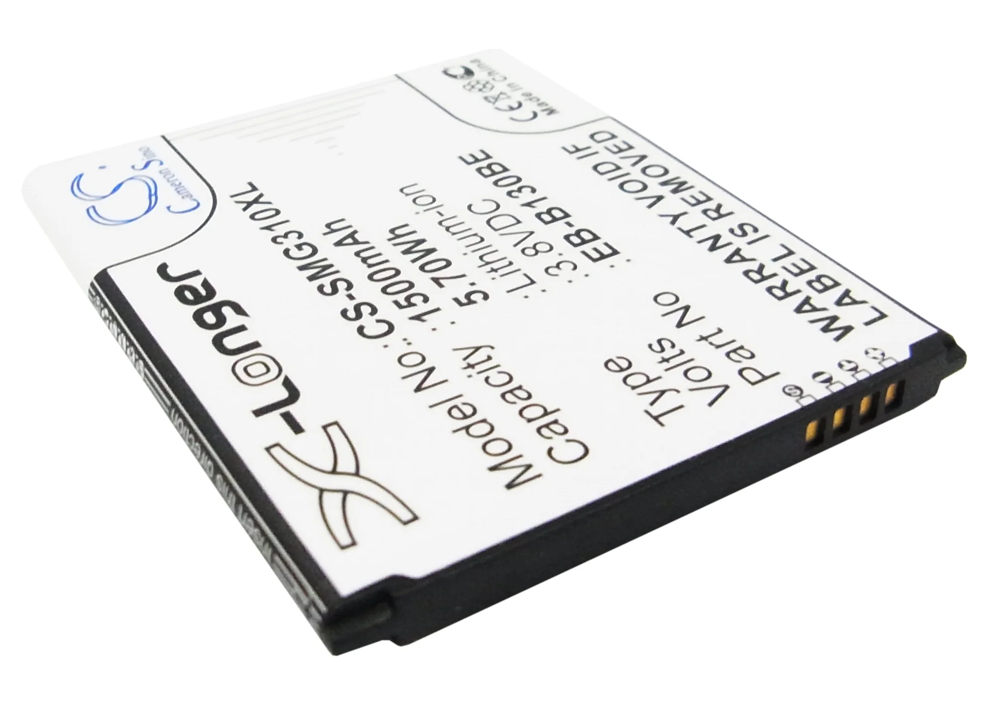 CS-SMG310XL : Battery for Samsung SM-G310, SM-G310A, SM-G310H and others - Replaces Samsung EB-B130BE, EB-BG313BBE, GH43-04256A - Image 2