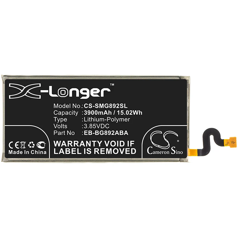 CS-SMG892SL : Battery for Samsung Galaxy S8 Active, Galaxy S8 Active TD-LTE, SM-G892U and others - Replaces Samsung EB-BG892ABA - Image 3