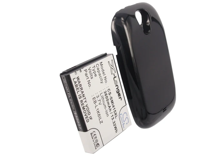 CS-SMI415XL : Battery for Verizon SCH-i415, Stratosphere II, Galaxy S Relay 4G and others - Replaces Verizon EB-L1K6ILZ - Image 5