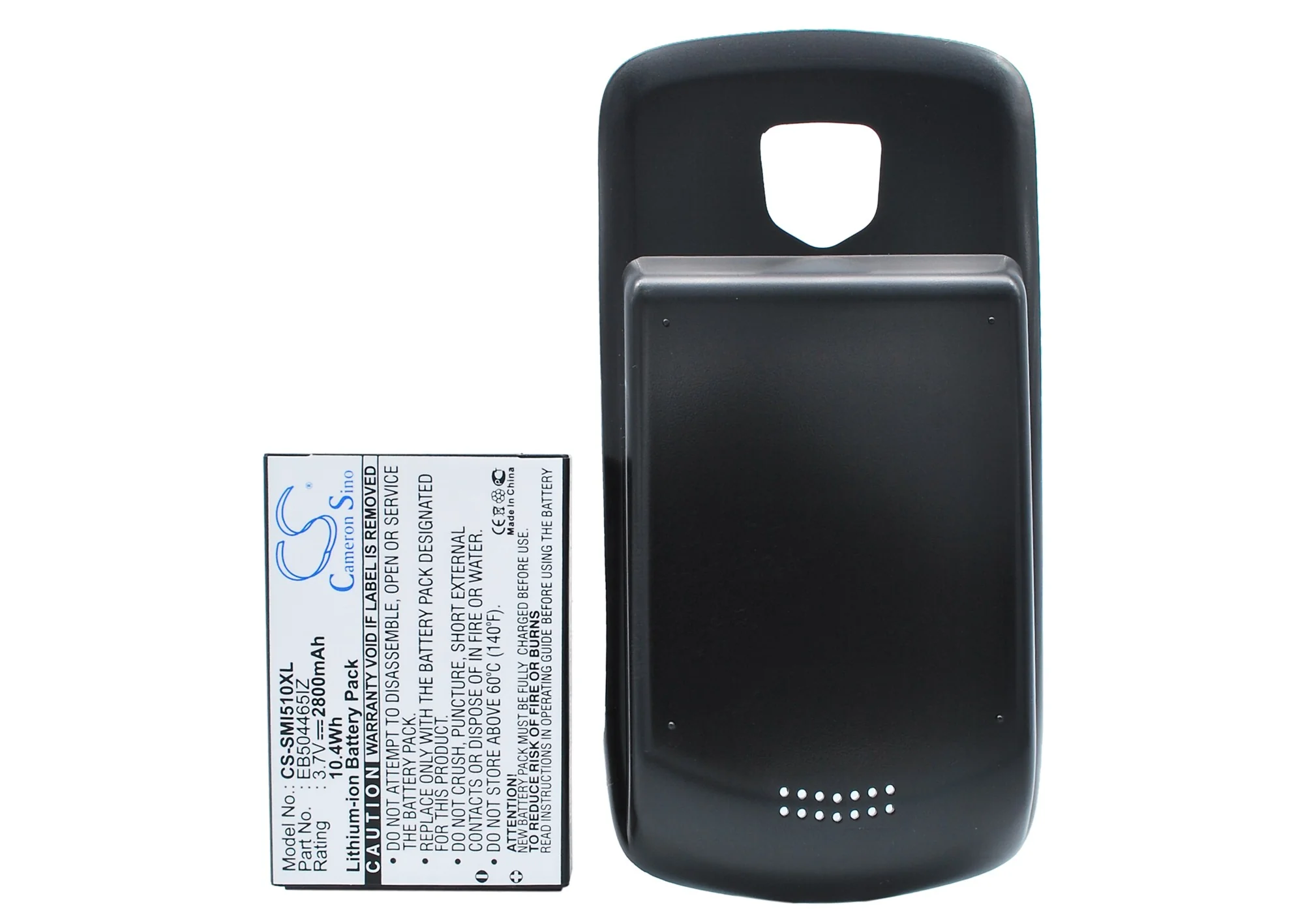 CS-SMI510XL : Battery for Samsung SCH-I510, Droid Charge - Replaces Samsung EB504465IZ, EB124465YZ - Image 5