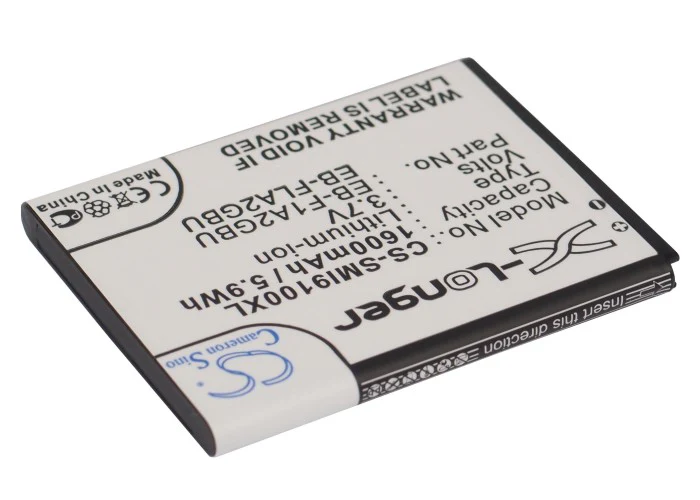 CS-SMI9100XL : Battery for T-Mobile Galaxy S II - Replaces NTT Docomo EB-F1A2GBU, EB-FLA2GBU - Image 2