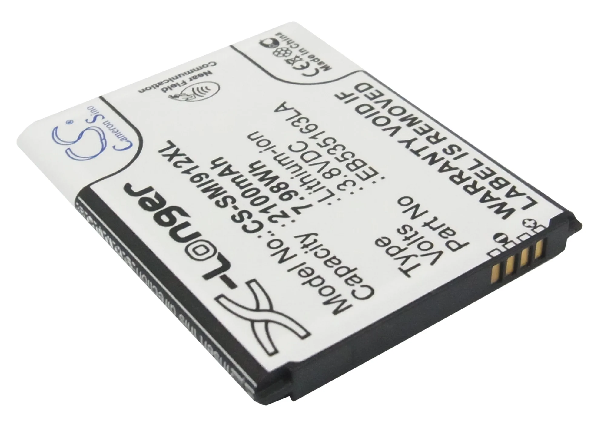 CS-SMI912XL : Battery for Samsung GT-i9080, GT-i9082, Galaxy Grand and others - Replaces Samsung EB535163LU, EB535163LA - Image 2