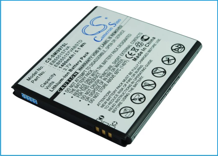 CS-SMI997SL : Battery for Samsung SGH-i997, Galaxy S Infuse 4G, SGH-i757 and others - Replaces Samsung EB555157VA, EB555157VABSTD - Image 2