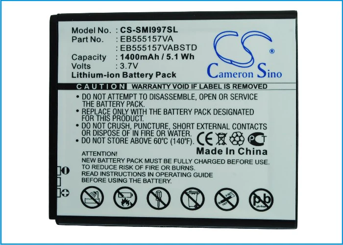 CS-SMI997SL : Battery for Samsung SGH-i997, Galaxy S Infuse 4G, SGH-i757 and others - Replaces Samsung EB555157VA, EB555157VABSTD - Image 5