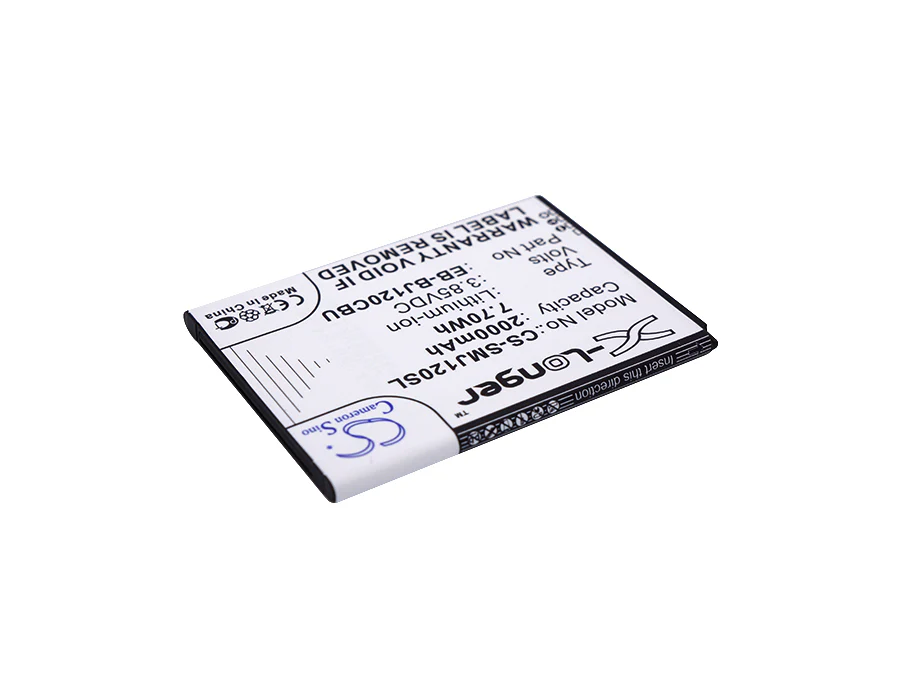 CS-SMJ120SL : Battery for Samsung Galaxy J1 6, SM-J120F/DS, Galaxy J1 6 Duos 4G LTE and others - Replaces Samsung EB-BJ120CBU, EB-BJ120BBE, EB-BJ120CBEGWW and others - Image 2