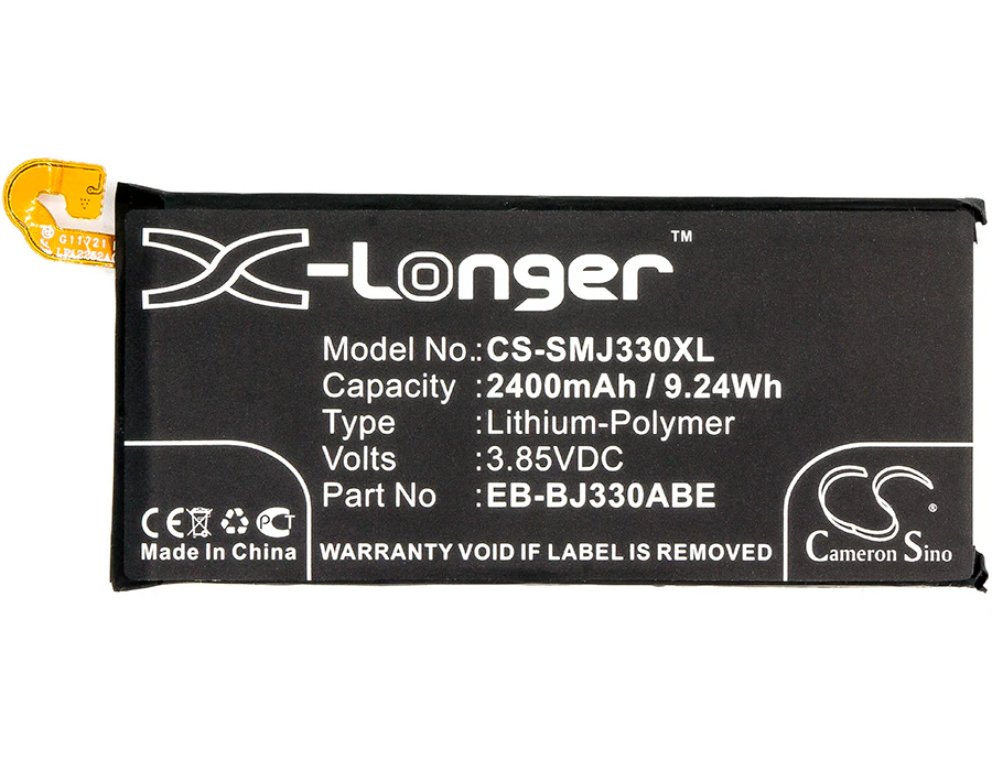 CS-SMJ330XL : Battery for Samsung Galaxy J3 2017, SM-J330G, SM-J330L and others - Replaces Samsung EB-BJ330ABE - Image 5