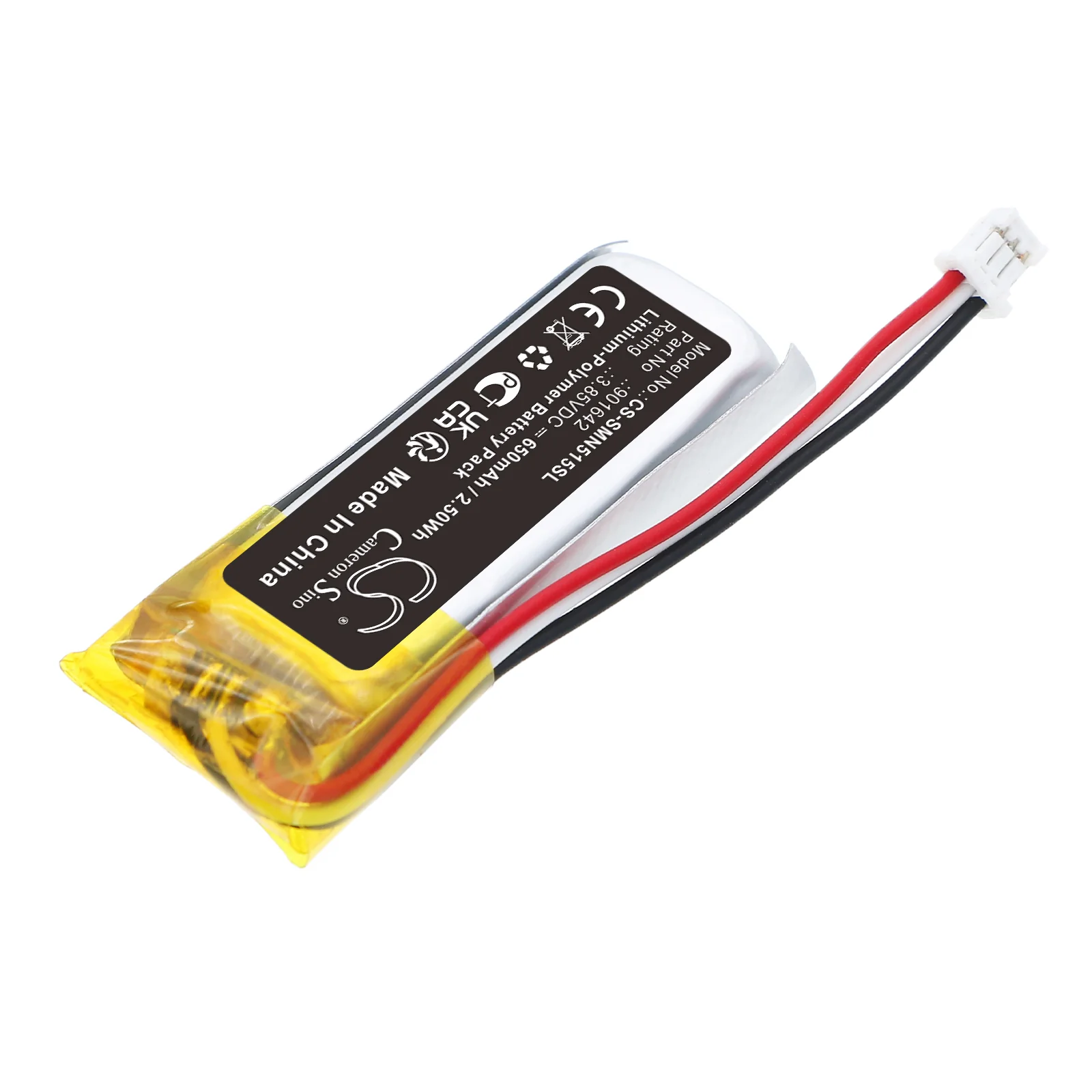 CS-SMN515SL : Battery for Somfy 515657C, 5121348A, Nina IO and others - Replaces Somfy 901642 - Image 4