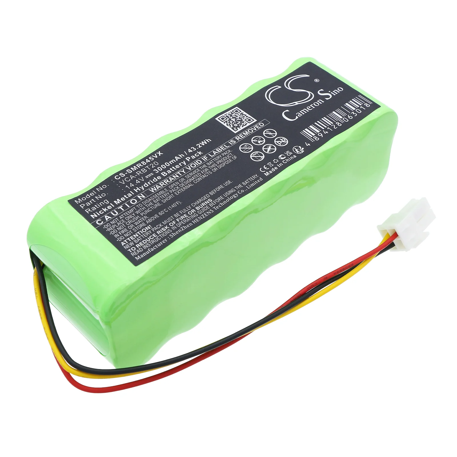 CS-SMR845VX : Battery for Toshiba Smarbo VC-RB100 - Replaces Toshiba RB1-P, DJ96-00113F
