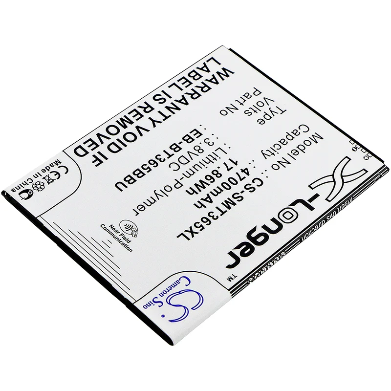 CS-SMT365XL : Battery for Samsung SM-T360, SM-T365, Galaxy Tab Active and others - Replaces Samsung EB-BT365BBU, EB-BT365BBC, EB-BT365BBUBUS and others - Image 2