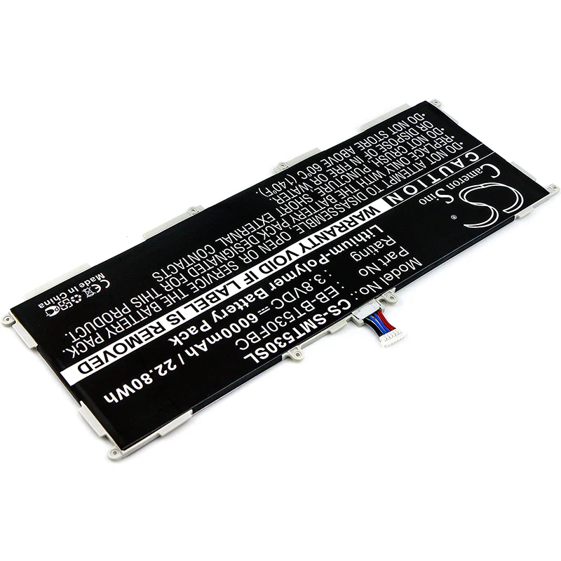 CS-SMT530SL : Battery for Samsung SM-T530, SM-T537, SM-T537R4 and others - Replaces Samsung EB-BT530FBC, EB-BT530FBU, EB-BT530FBE - Image 2