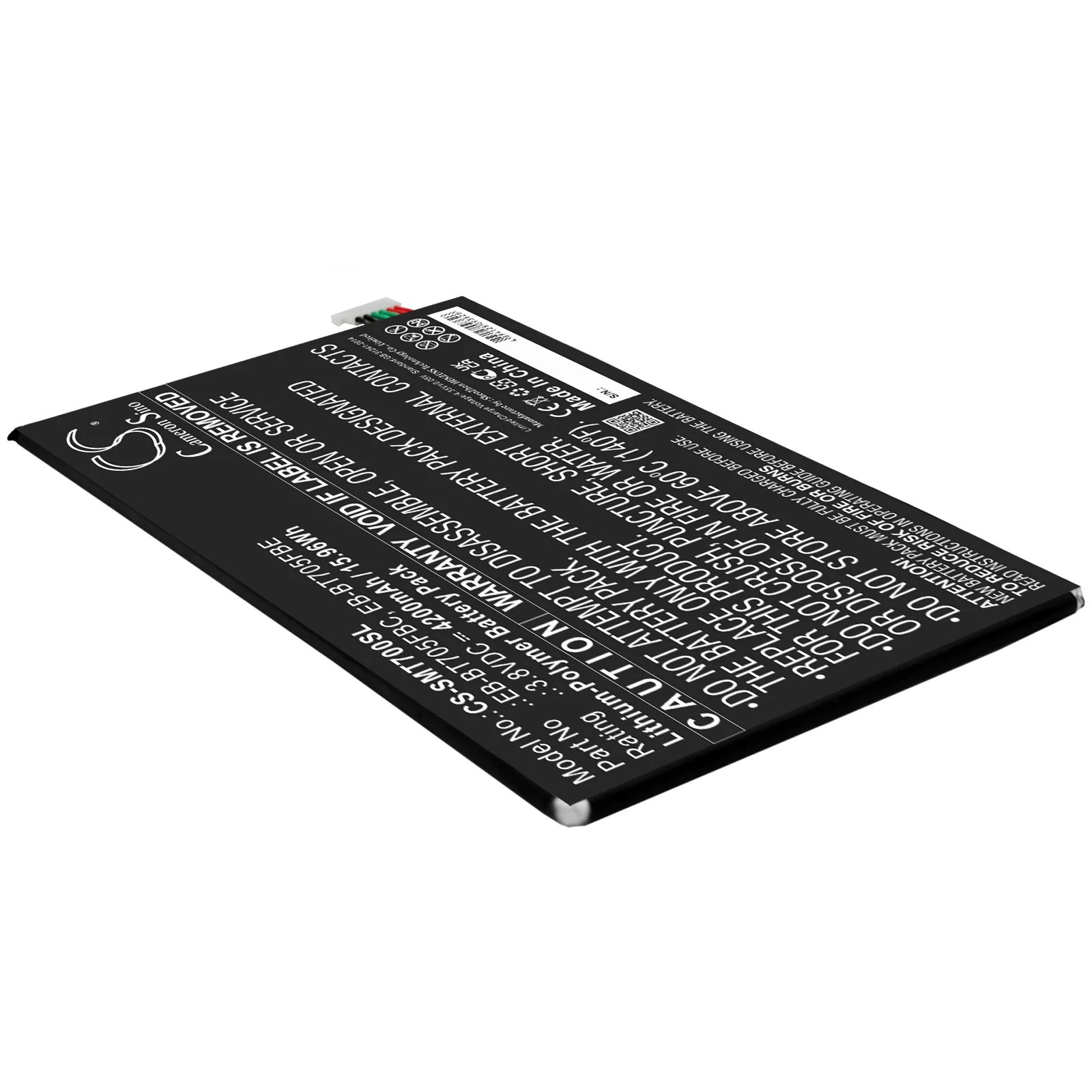 CS-SMT700SL : Battery for Samsung Galaxy Tab S 8.4, SM-T700, SM-T705 and others - Replaces Samsung EB-BT705FBC, EB-BT705FBU, EB-BT705FBE - Image 2