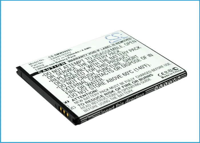 CS-SMW999SL : Battery for Samsung SGH-W999, SCH-W999, GT-S7530 and others - Replaces Samsung EB445163VU - Image 3