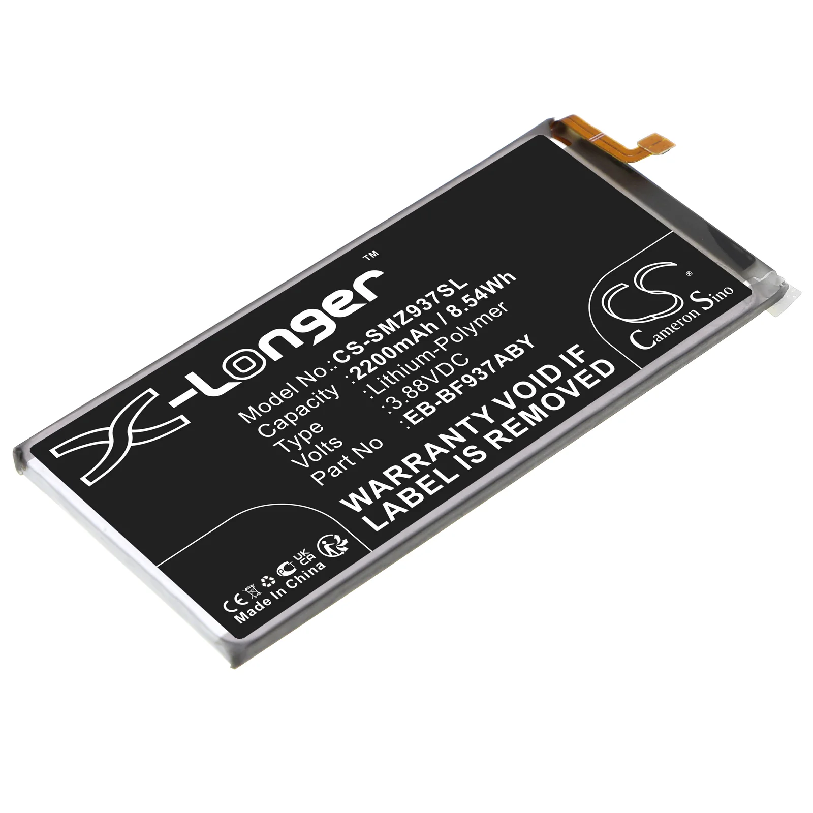 CS-SMZ937SL : Battery for Samsung Galaxy Z Fold4, SM-F936J, SM-W9023 and others - Replaces Samsung EB-BF937ABY