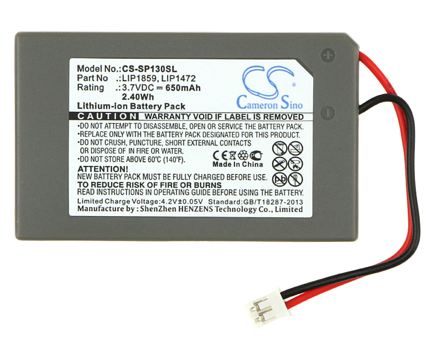 CS-SP130SL : Battery for Sony PS3, PlayStation 3 SIXAXIS, CECHZC1E and others - Replaces Sony LIP1859, LIP1472 - Image 5