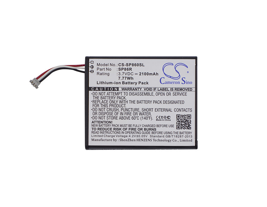 CS-SP860SL : Battery for Sony PS Vita 2007, PSV2000, PCH-2007 - Replaces Sony SP86R, 4-451-971-01 - Image 5