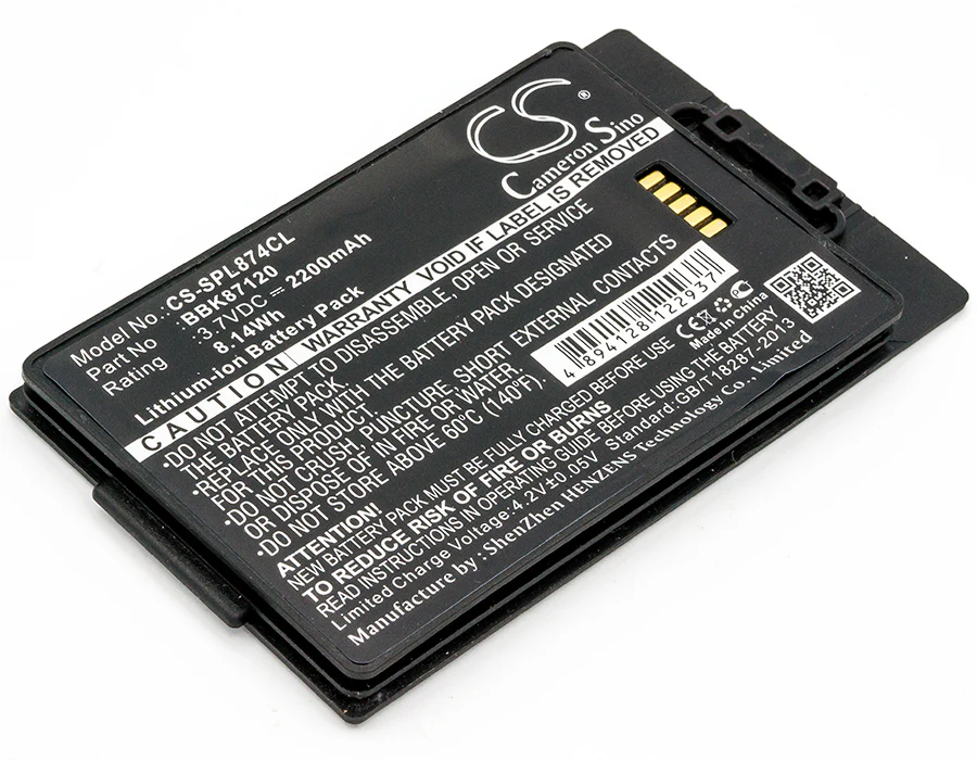 CS-SPL874CL : Battery for Spectralink 8742, PIVOT S8742, PBL87420 - Replaces Spectralink BBK87120