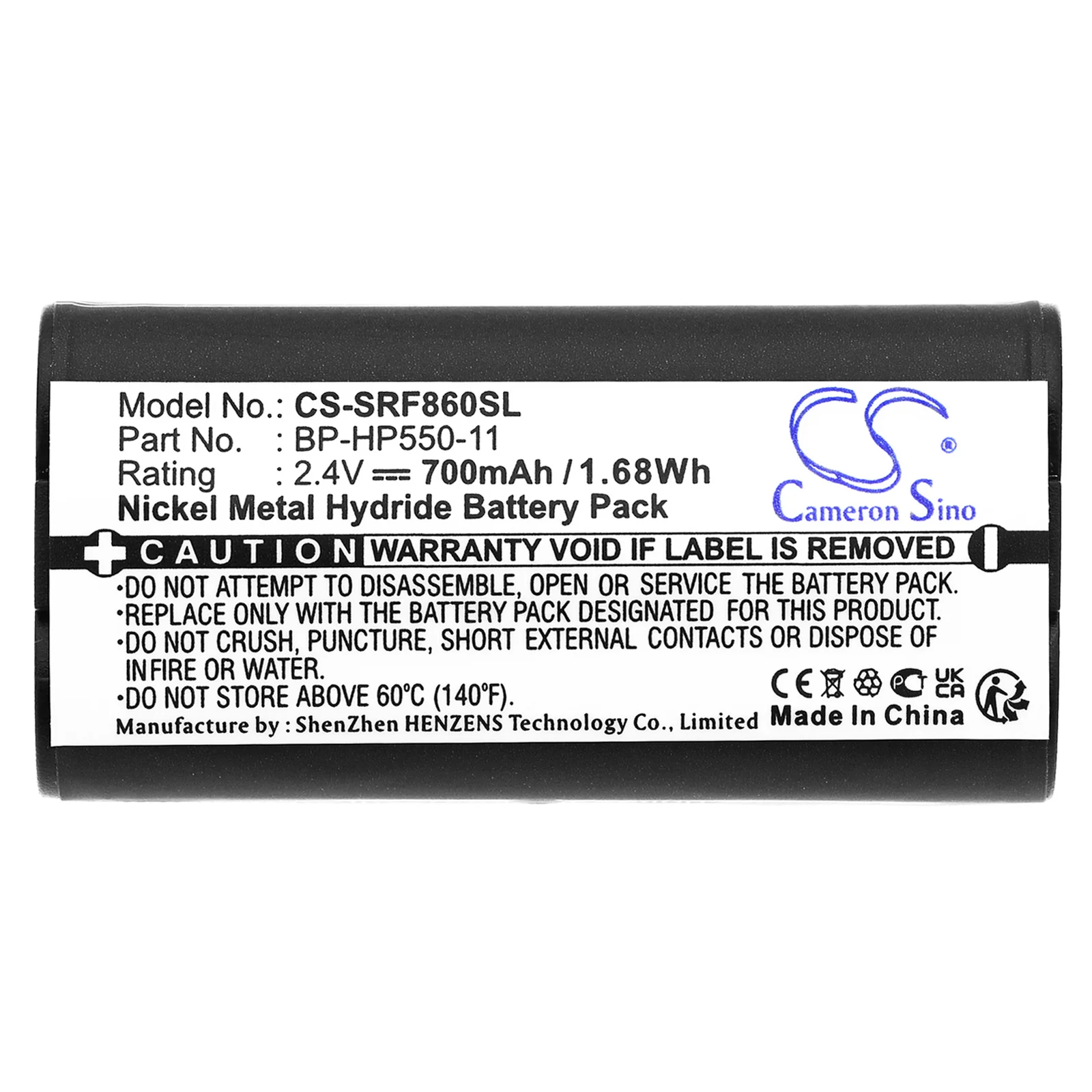 CS-SRF860SL : Battery for Sony MDR-RF860, MDR-RF4000, MDR-RF970 and others - Replaces Sony BP-HP550-11 - Image 5