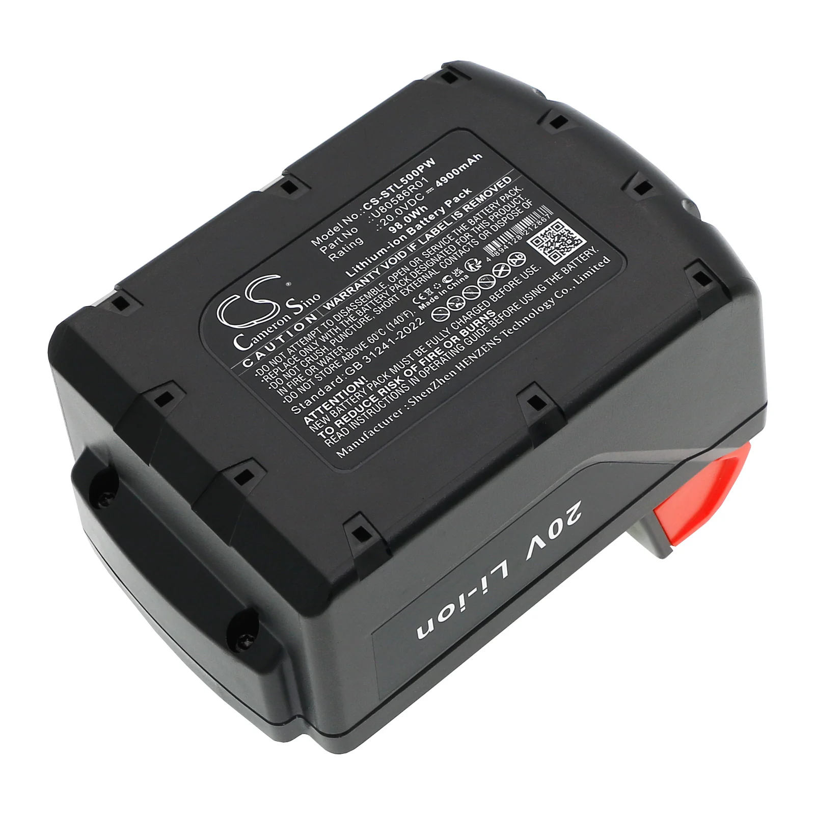 CS-STL500PW : Battery for Samuel STL-500 - Replaces Samuel U80586R01 - Image 4