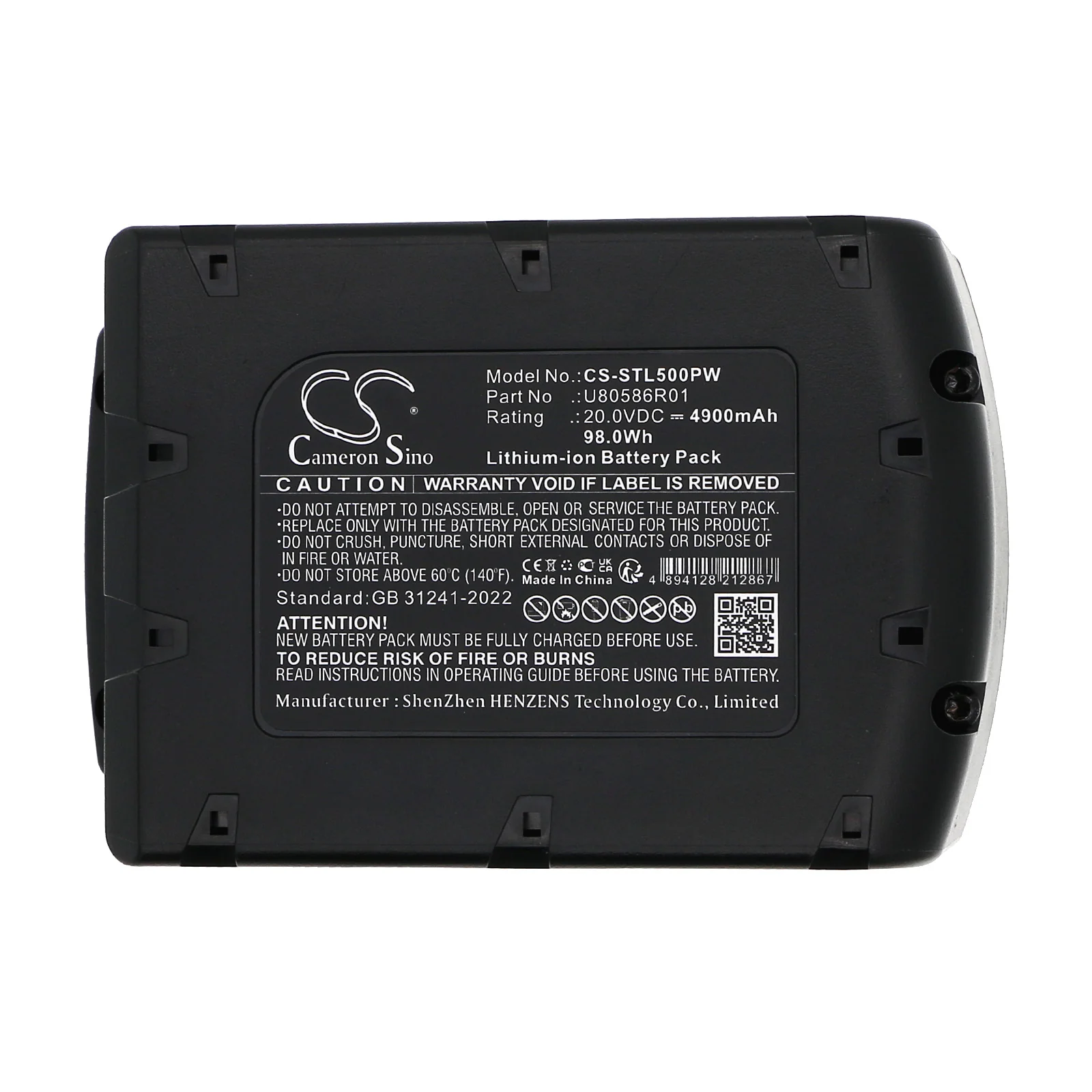 CS-STL500PW : Battery for Samuel STL-500 - Replaces Samuel U80586R01 - Image 6