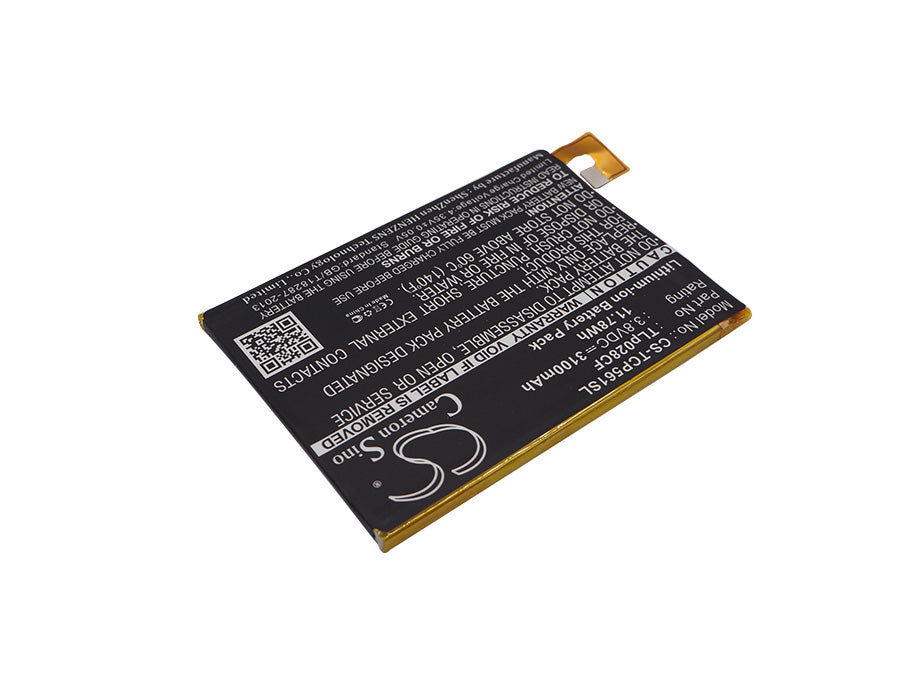 CS-TCP561SL : Battery for TCL P561U - Replaces TCL TLp028CF - Image 2