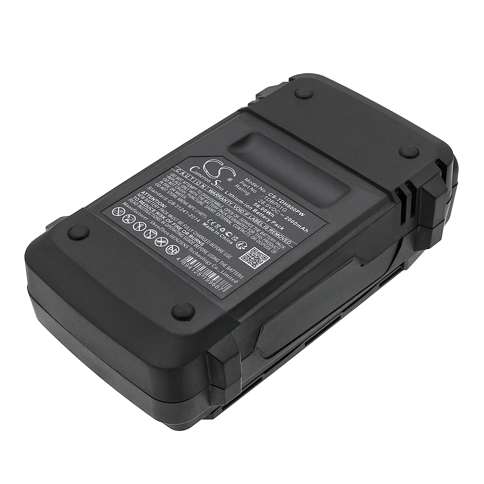 CS-TDH800PW : Battery for TECCPO TDAB03G, TDHT01G, TDLM01G and others - Replaces TECCPO TDBP01G - Image 3
