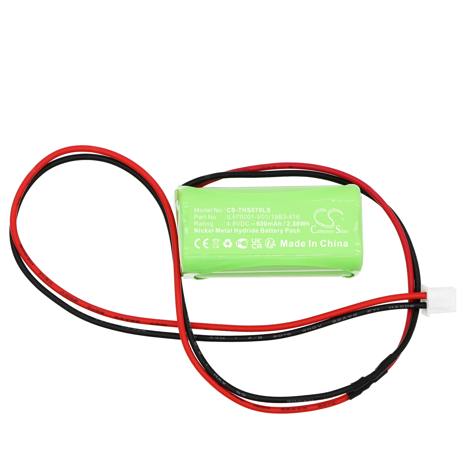 CS-THS570LS : Battery for Thorn Voyager StyleACCU 3h - Replaces Thorn Voyager IL570001-V01/19B3-416 - Image 5