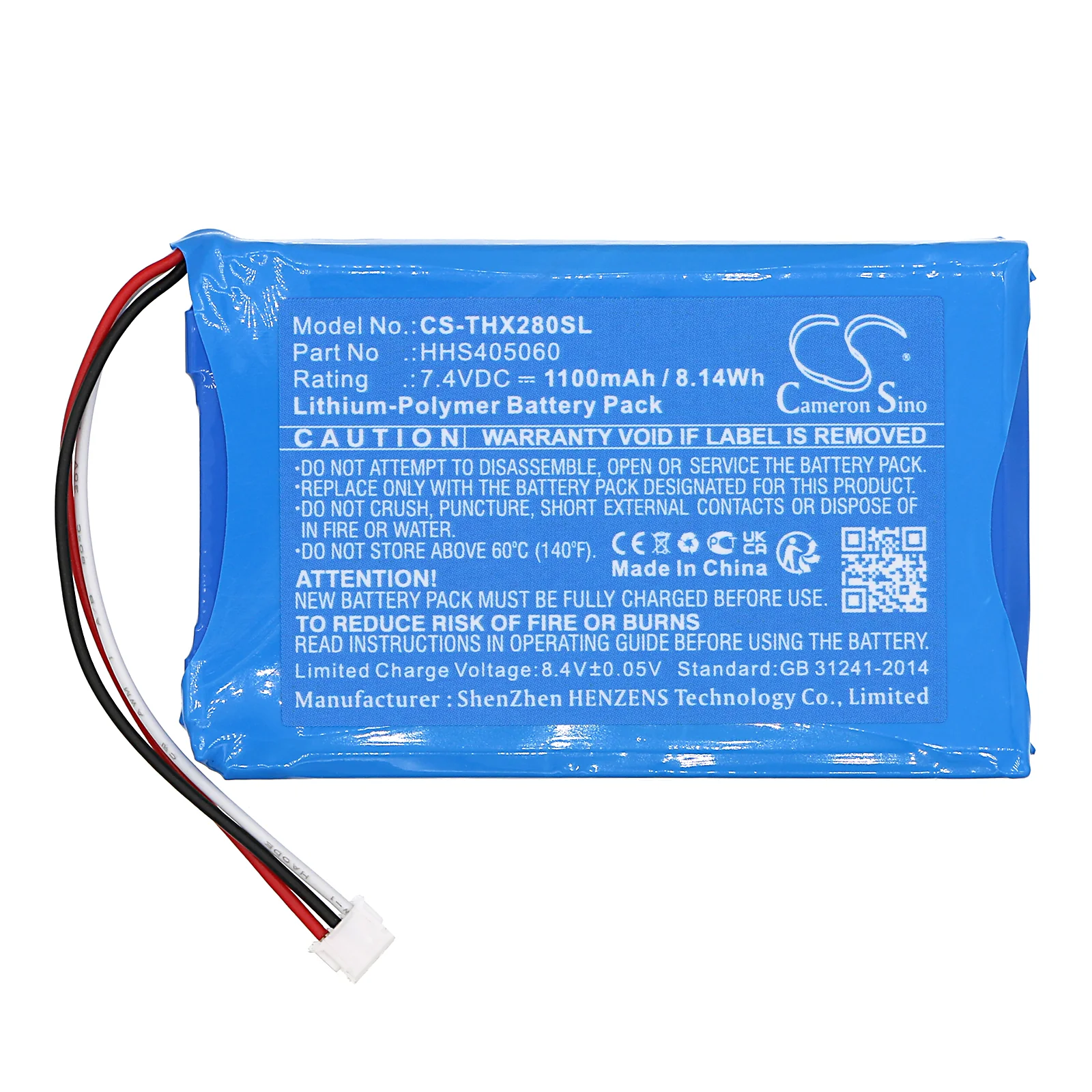 CS-THX280SL : Battery for Technaxx TX-28 Monitor - Replaces Technaxx HHS405060 - Image 3
