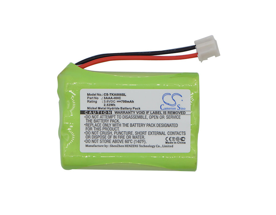 CS-TKA008SL : Battery for TDK Life On Record A08, A08, Trek Max - Replaces TDK 3AAA-HHC - Image 5