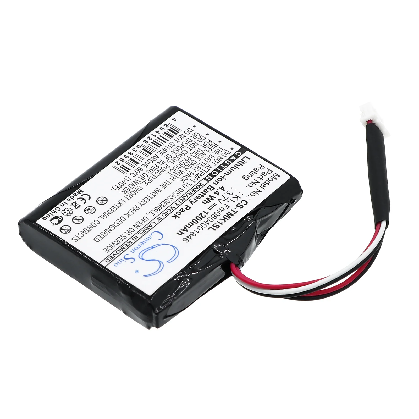 CS-TMK1SL : Battery for TomTom One XL HD Traffic - Replaces TomTom K1, FM0804001846 - Image 5