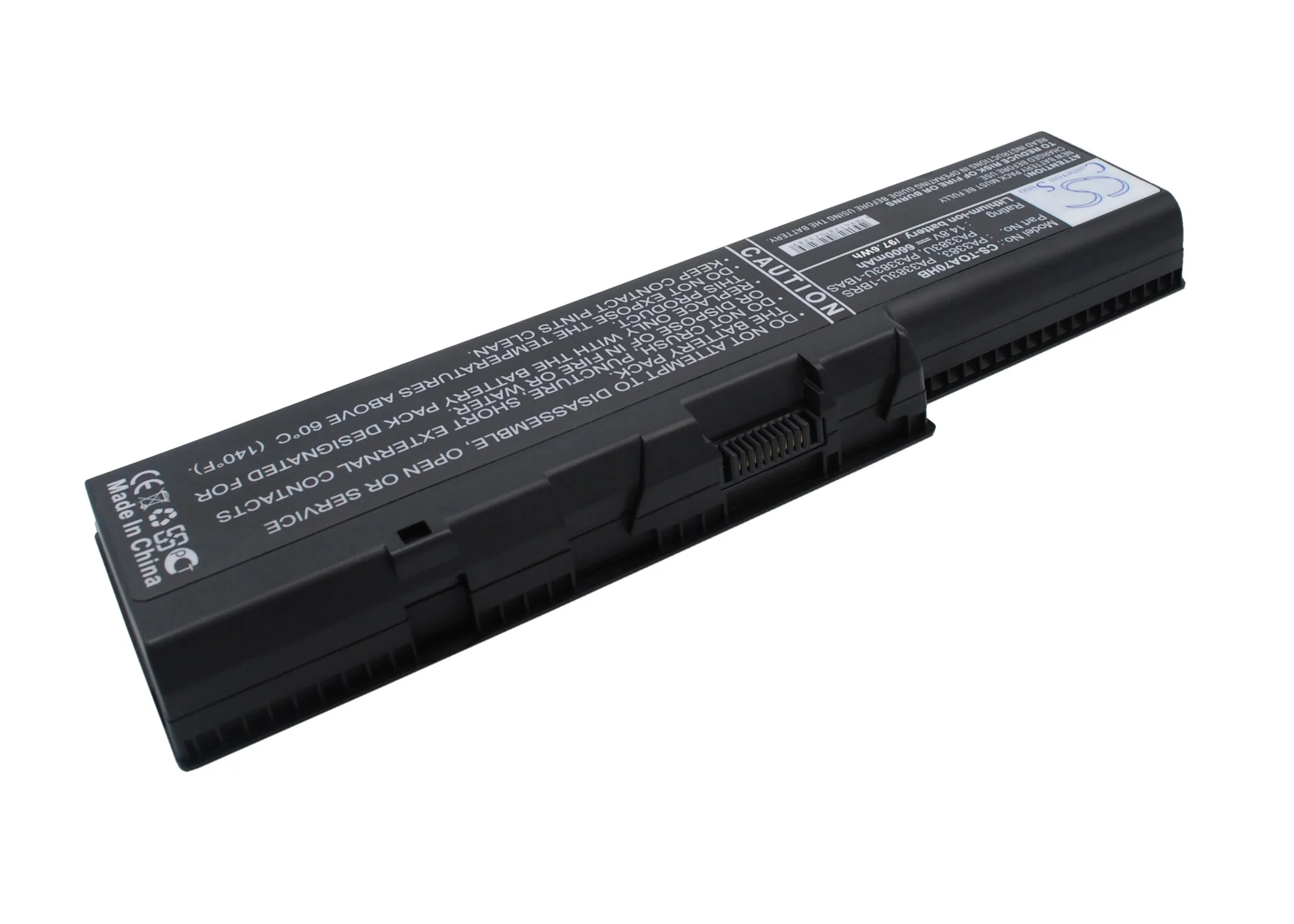 CS-TOA70HB : Battery for Toshiba Satellite A70, Satellite A70-S2362, Satellite A70-S249 and others - Replaces Toshiba PA3383, PA3383U, PA3383U-1BAS and others - Image 3