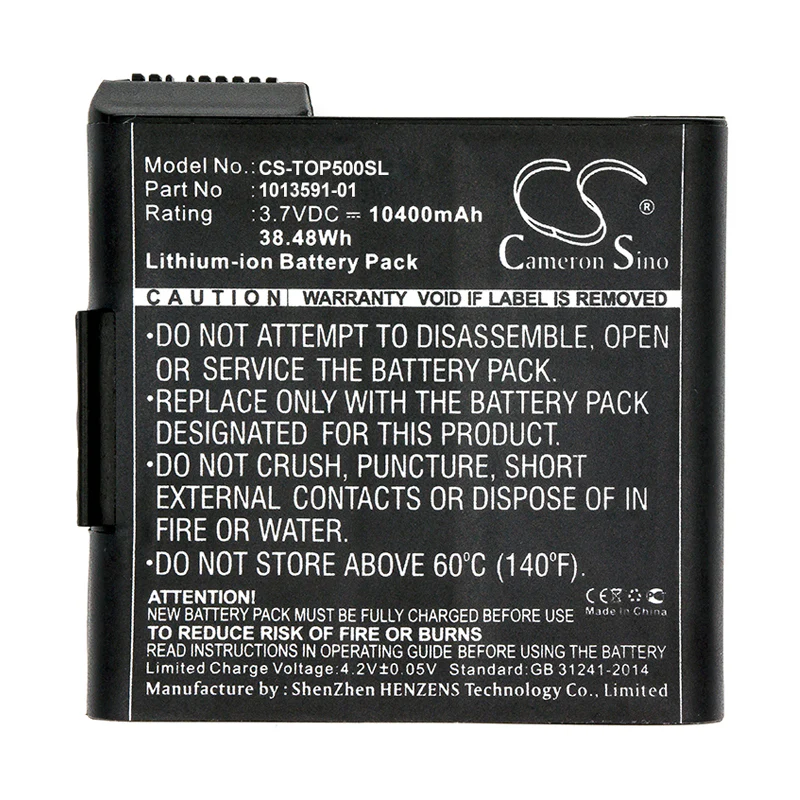 CS-TOP500SL : Battery for Sokkia SHC-5000 - Replaces Sokkia 25260, 1013591-01 - Image 5