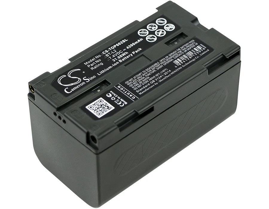 CS-TOP602SL : Battery for Topcon ES Total Station, ES-600G, ES-602 and others - Replaces Topcon BT-L2