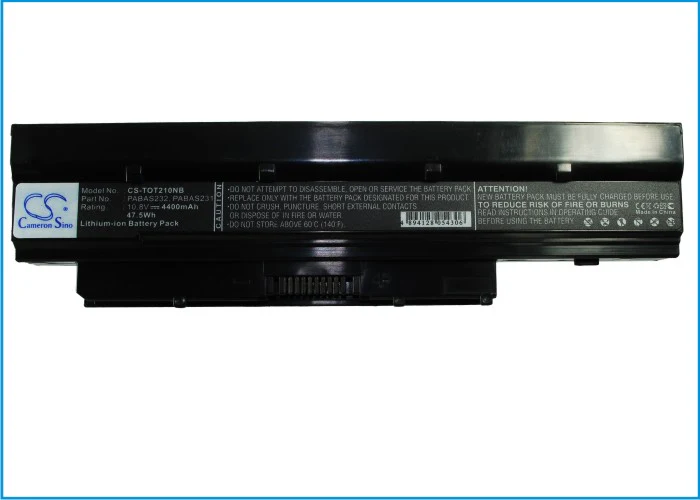 CS-TOT210NB : Battery for Toshiba Satellite T210D, Satellite T215D, Satellite T215D-S1140 and others - Replaces Toshiba PABAS232, PABAS231, PA3821U-1BRS and others - Image 5