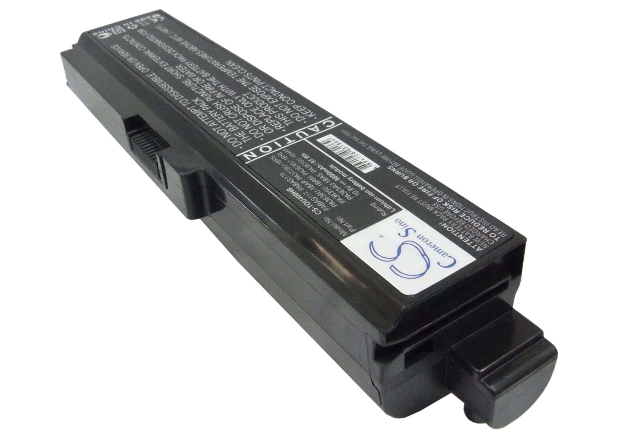 CS-TOU400HB : Battery for Toshiba Satellite L312, Portege M800-113, Portege M808 and others - Replaces Toshiba PA3634U-1BAS, PA3635U-1BAM, PA3635U-1BRM and others - Image 2