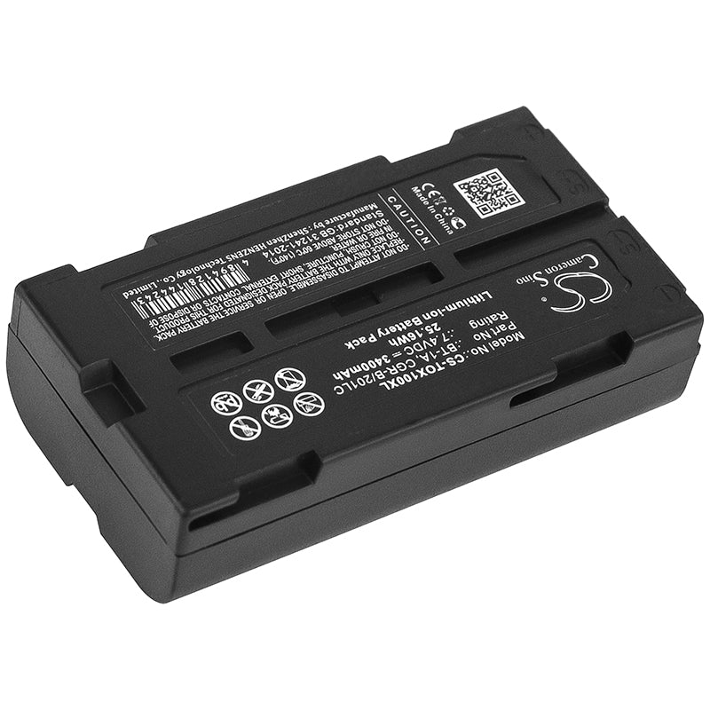 CS-TOX100XL : Battery for Topcon SX-1, GP-SX1 - Replaces Topcon BT-1A, CGR-B/201LC - Image 2