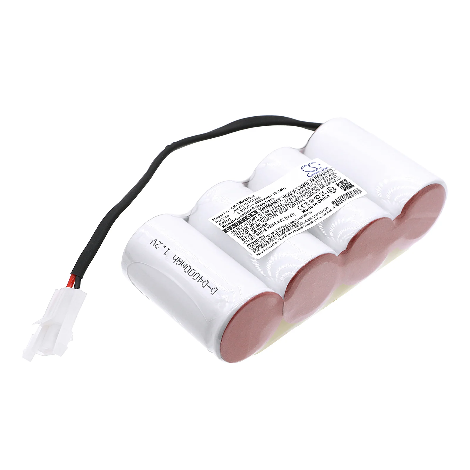 CS-TRV470LS : Battery for Lite-Plan HRN/4-K - Replaces Lite-Plan 4VTD70 787296, 621-0792 - Image 5