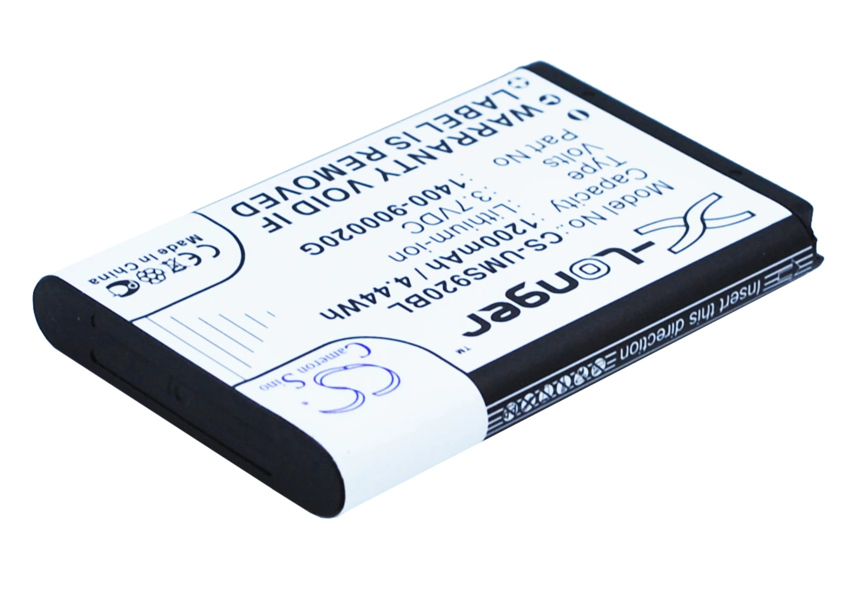 CS-UMS920BL : Battery for Unitech MS920 - Replaces Unitech 1400-900020G - Image 3