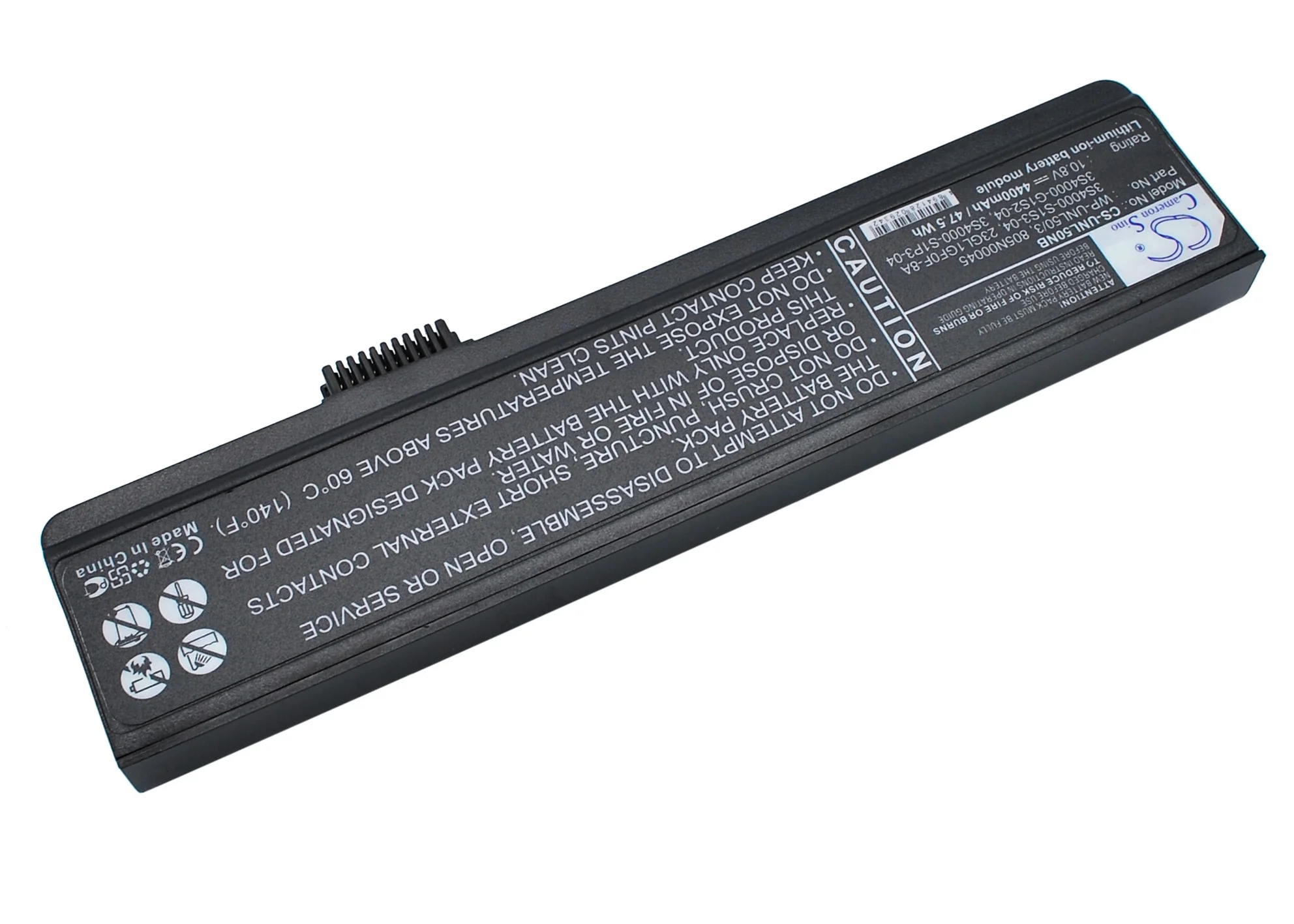 CS-UNL50NB : Battery for Uniwill L50, L50II0, L50II5 and others - Replaces Uniwill L50-3S4400-S1S5, L50-3S4000-S1P3, L50-3S4000- C1L1 and others - Image 3