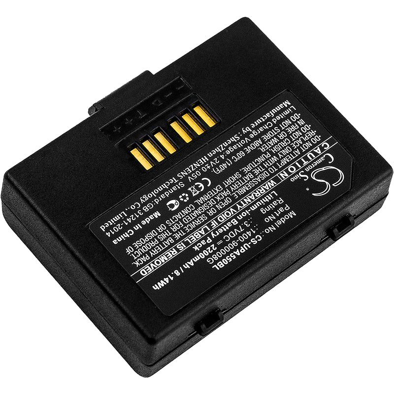CS-UPA550BL : Battery for Unitech PA550 - Replaces Unitech 1400-900008G - Image 2
