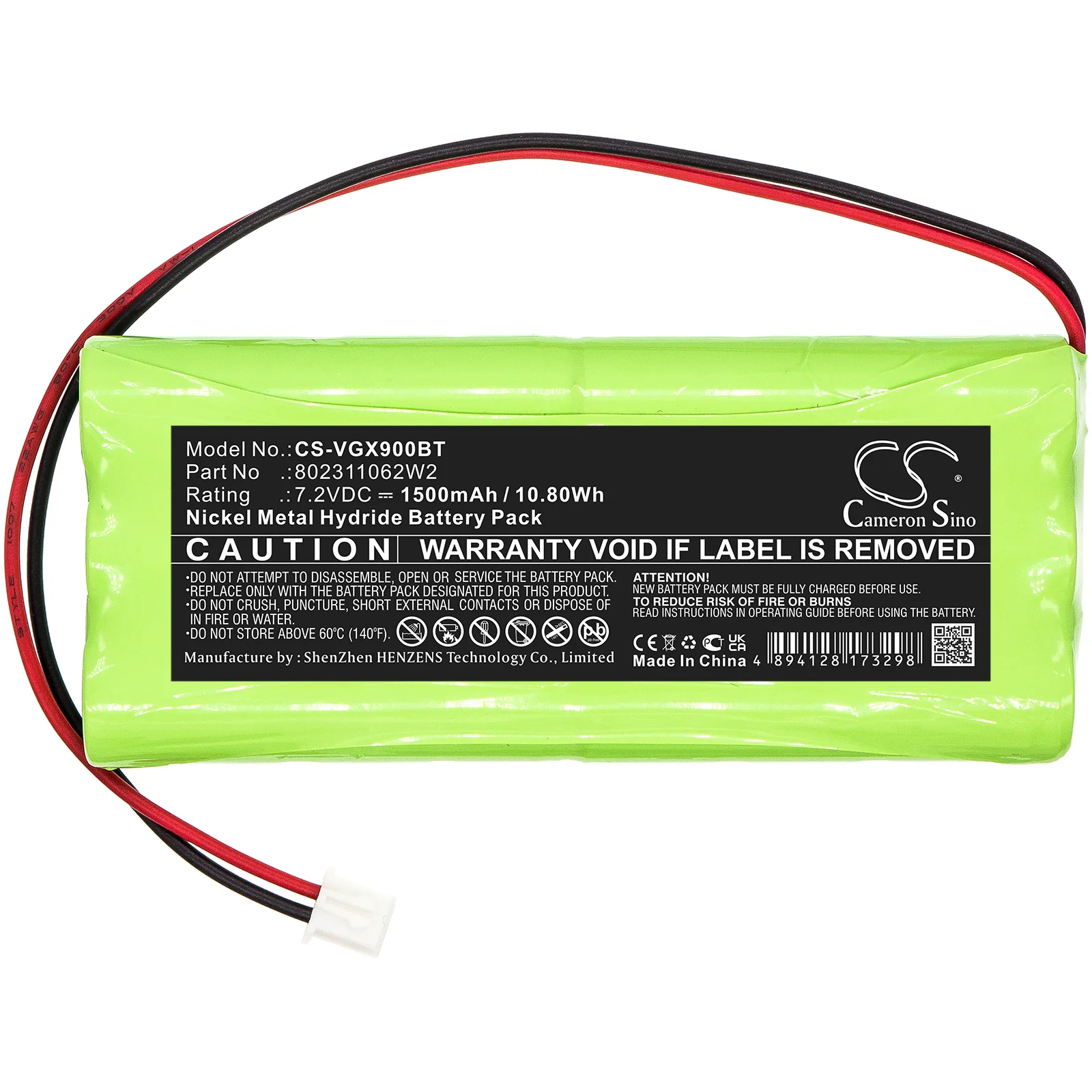 CS-VGX900BT : Battery for Vesta Composed, GX9ML, Vesta-046 and others - Replaces Vesta 802311062W2, VESTA-258 - Image 3