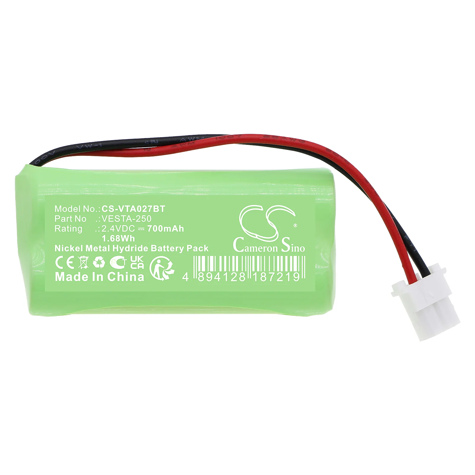 CS-VTA027BT : Battery for Vesta VESTA-027 HWC-1B-F1, VESTA-224 WEZC-8 - Replaces Vesta VESTA-250 - Image 5